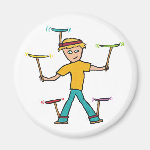Plattenspinnen Magnet