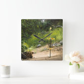 Plattenuhr Quadratische Wanduhr (Zuhause)