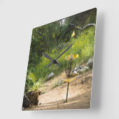 Plattenuhr Quadratische Wanduhr (Winkel)