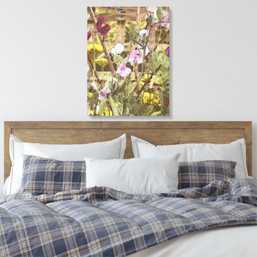 PLATTERBSEN BLUME LEINWANDDRUCK (Insitu (Schlafzimmer))