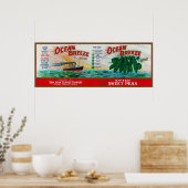 Platterbsen für Meeresrauschen Poster (Küche)