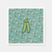 Platterbsen Garden Themed Kinderdusche Serviette (Vorderseite)