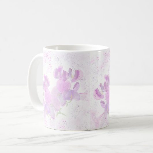 Platterbsen Kaffeetasse (Vorderseite Links)