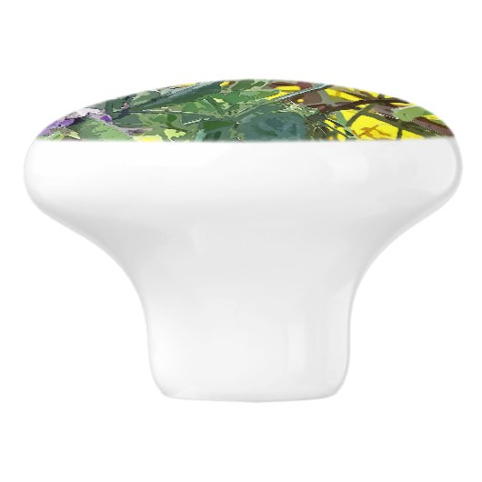 PLATTERBSEN KERAMIKKNAUF (Seitenansicht)