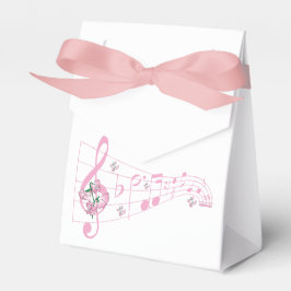 Platterbsen & Musik - Zelt mit Ribbon-Bevorzugung Geschenkschachtel