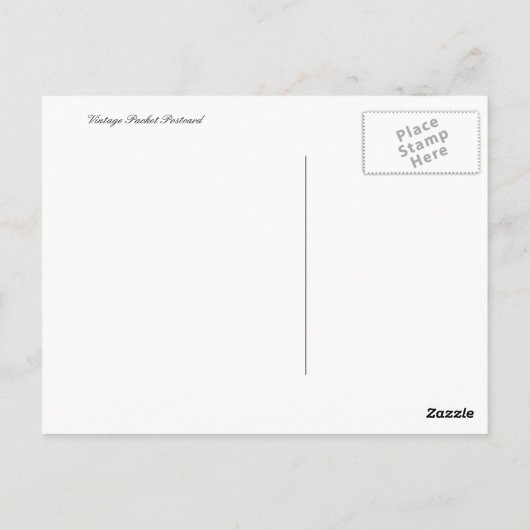 Platterbsen Postkarte (Rückseite)