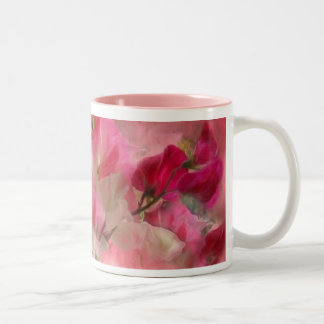Platterbsen-Tasse Zweifarbige Tasse