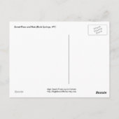 Platterbsen und Regen Postkarte (Rückseite)