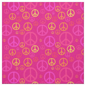 Plättete Friedenszeichen Rosa ID1075 Stoff (Muster)
