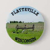 Platteville Wisconsin Button (Vorderseite)