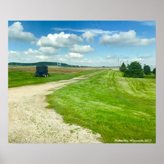 Platteville, Wisconsin Fotografy Poster (Vorne)