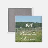 Platteville, Wisconsin Magnet (Vorderseite/Rückseite)