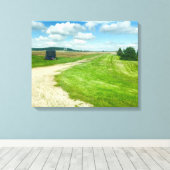 Platteville, Wisconsin, Mittlerer Westen, "The M"  Leinwanddruck (Insitu (Holzboden))