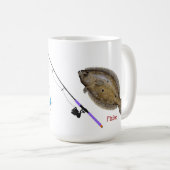 Plattfisch-Tasse Kaffeetasse (VorderseiteRechts)