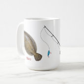 Plattfisch-Tasse Kaffeetasse (Vorderseite Links)