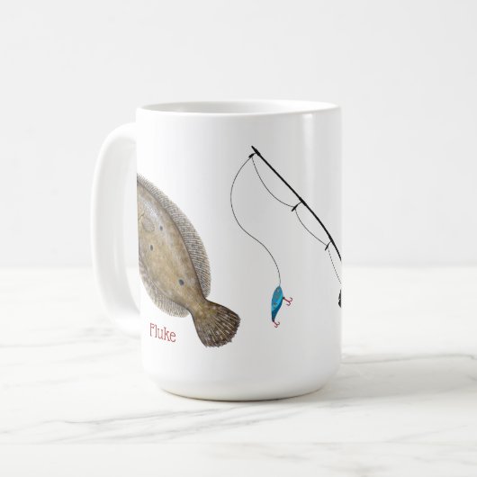 Plattfisch-Tasse Kaffeetasse (Vorderseite Links)