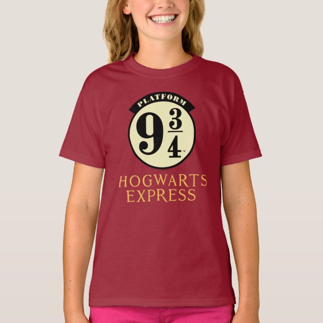 Plattform 9 3/4 HOGWARTS™ EXPRESS-Symbol T-Shirt (Vorderseite)