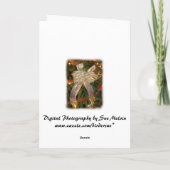 Plattform die grüßenden Hallen Feiertagskarte (Rückseite)