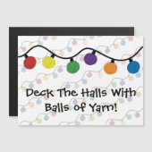 Plattform die Hallen mit Bällen des Garns Magnetkarte (Vorne/Hinten)