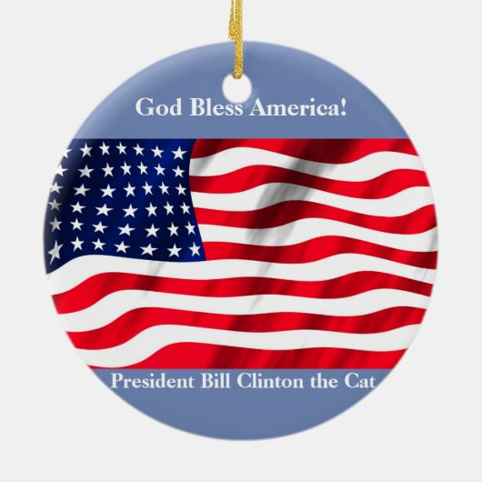 Plattform die Hallen mit Herrn Präsident! Keramik Ornament (Hinten)