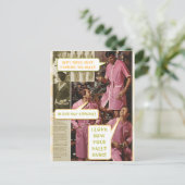 Plattform die lustige Postkarte Homosexuelles der (Stehend Vorderseite)