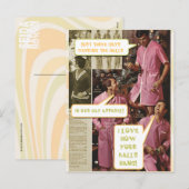 Plattform die lustige Postkarte Homosexuelles der (Vorne/Hinten)