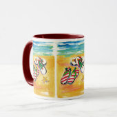 Plattform-Ihrtatzen Feiertags-Tasse Tasse (Vorderseite Links)