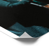 Plattform-Wartezeit Poster (Ecke)
