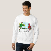 Plattform, welche die Hallen nachplappern Sweatshirt (Vorne ganz)