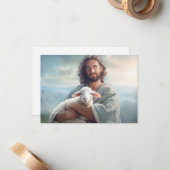 Plattformkarte Jesus Mitteilungskarte (Vorderseite/Rückseite Beispiel)