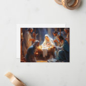 Plattformkarte Jesus Mitteilungskarte (Vorderseite/Rückseite Beispiel)