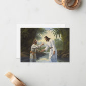 Plattformkarte Jesus Mitteilungskarte (Vorderseite/Rückseite Beispiel)