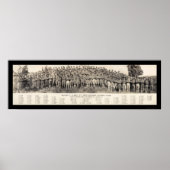 Plattsburgh NY Artillery Foto 1916 Poster (Vorne)