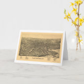 Plattsburgh, NY panoramische Karte - 1899 (Gelbe Blume)