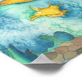 "Platty" die Platypus von Mike Quinn Poster (Ecke)