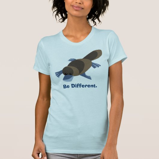 platy1, ist unterschiedlich. T-Shirt (Vorderseite)