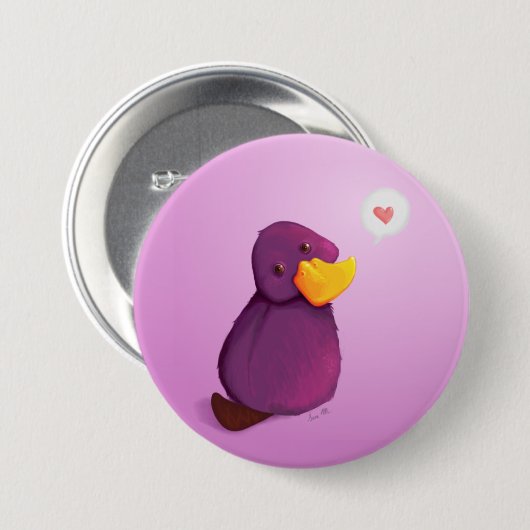 Platy-Liebe Button (Vorne & Hinten)