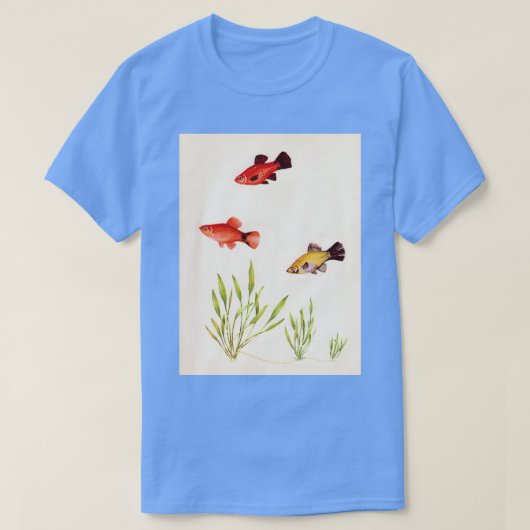 Platy Xiphophorus maculatus T-Shirt (Design vorne)