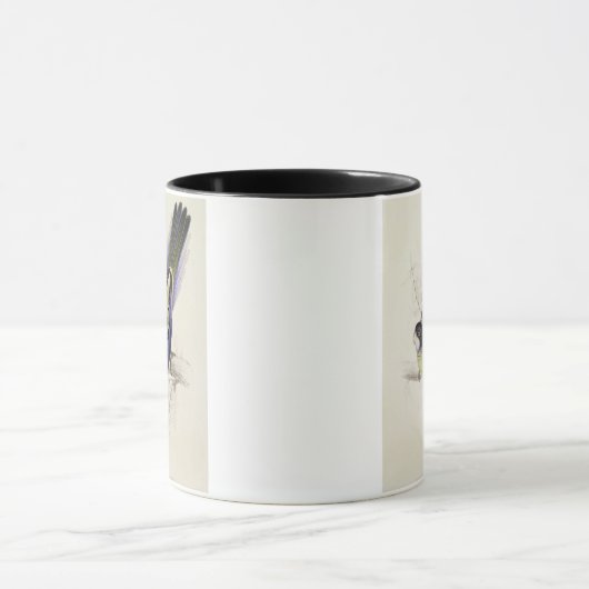 Platycercus Brownii oder Browns Parrakeet (Platte Tasse (Zentrum)