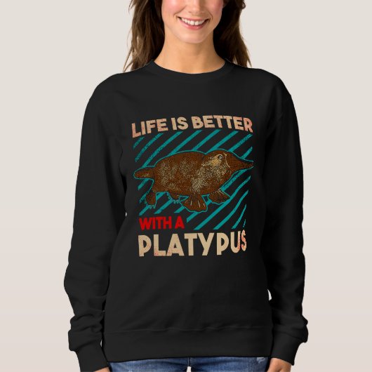 Platypus Australia Australian Animal  2 Sweatshirt (Vorderseite)