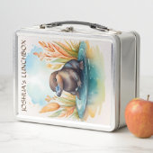 Platypus babyaustralische Aquarellschule Metall Brotdose (Beispiel)