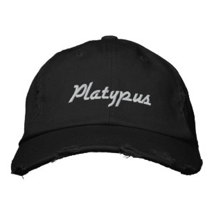 Platypus Bestickte Kappe