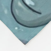 Platypus Brown Print Fleecedecke (Ecke)