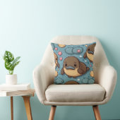 Platypus Brown Print Kissen (Stuhl )