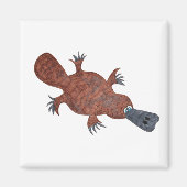 PLATYPUS CARTOON ART MAGNET (Vorne)