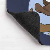 Platypus, das Daumen gibt, up Cartoon Mousepad (Ecke)