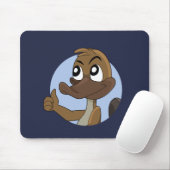 Platypus, das Daumen gibt, up Cartoon Mousepad (Mit Mouse)