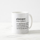 Platypus Defintion Tasse (VorderseiteRechts)