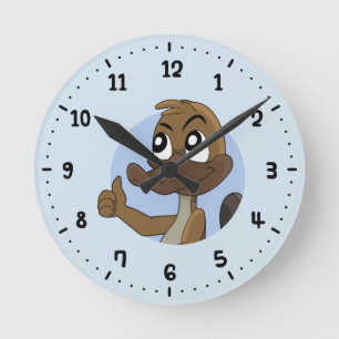 Platypus, der rund um die Uhr den Cartoon hochhält