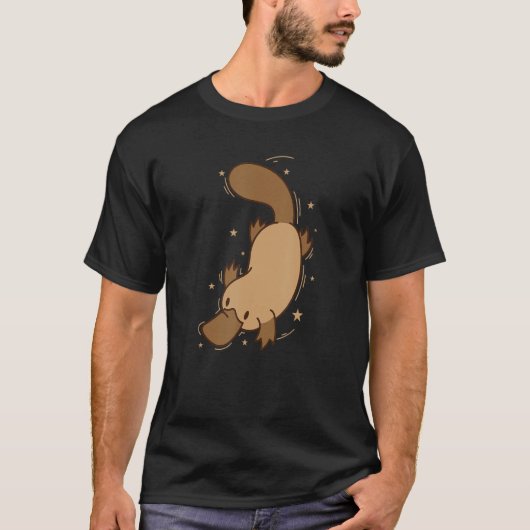 Platypus diving Australia T-Shirt (Vorderseite)